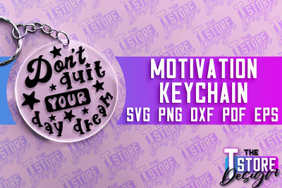 Motivational Keychain | Love Yourself Keychain SVG | Motivational Quotes SVG SVG The T Store Design 