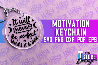 Motivational Keychain | Love Yourself Keychain SVG | Motivational Quotes SVG SVG The T Store Design 