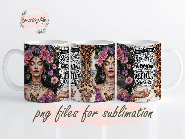 Motivational Quote Mug Wrap Design, Instant Digital Design Download Mug Wrap Design, Mug Design PNG Sublimation PrintingLife 