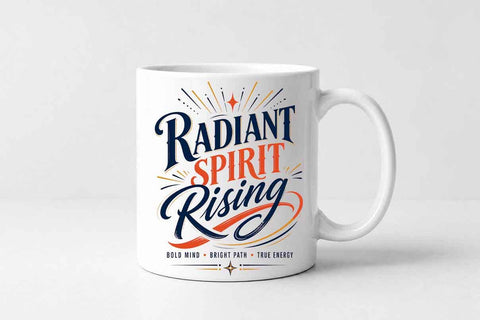 Motivational Quote PNG Radiant Spirit Rising Inspirational Sublimation Design SVG BillahCrafts 