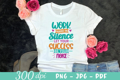 Motivational Quote PNG Sublimation Design Sublimation CraftLabSVG 