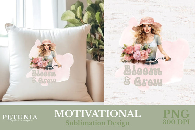 Motivational Quote Sublimation | Sublimation Design Sublimation Petunia Digital Design 