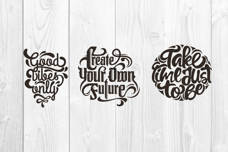 Posty Lettering Svg Motivational quotes, lettering typography svg, dxf, eps - So Fontsy