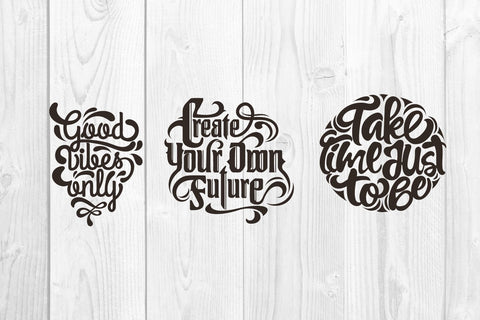 Motivational quotes, lettering typography svg, dxf, eps SVG dadan_pm 
