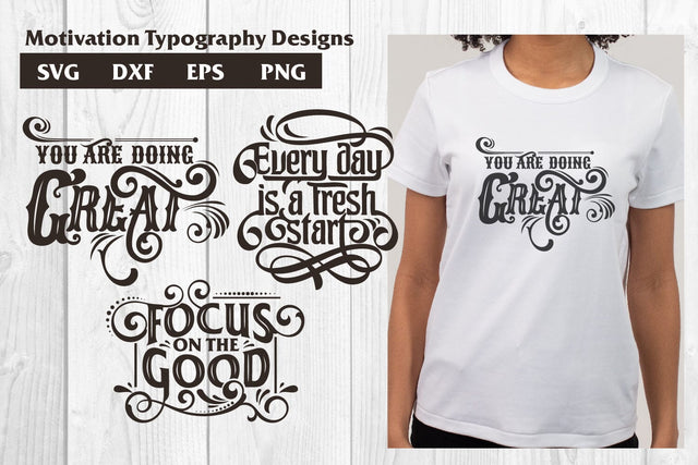 Motivational quotes, lettering typography svg, dxf, eps SVG dadan_pm 