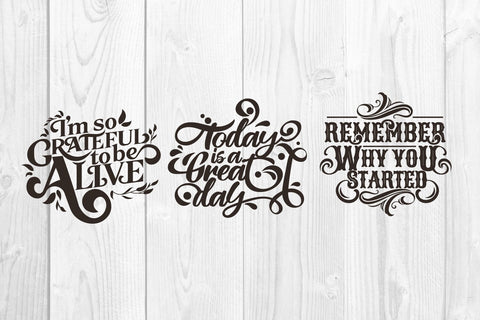 Motivational quotes, lettering typography svg, dxf, eps SVG dadan_pm 