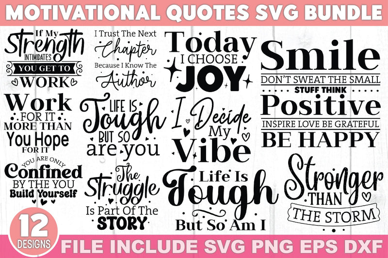 Motivational Quotes SVG Bundle SVG Ariyan 