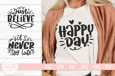 Motivational Quotes SVG Cut File SVG dapiyupi store 