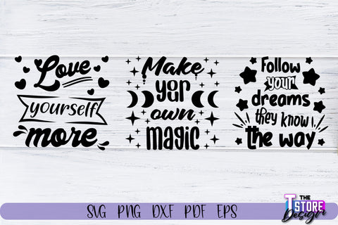 Motivational Quotes SVG | Love Yourself | SVG Design | Happy Quotes SVG The T Store Design 