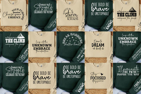 Motivational Sleeve SVG Design Bundle SVG Designangry 