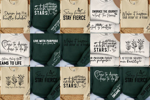 Motivational Sleeve SVG Design Bundle SVG Designangry 