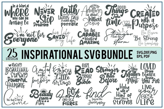 Motivational SVG Bundle, Inspirational SVG Bundle SVG orpitasn 