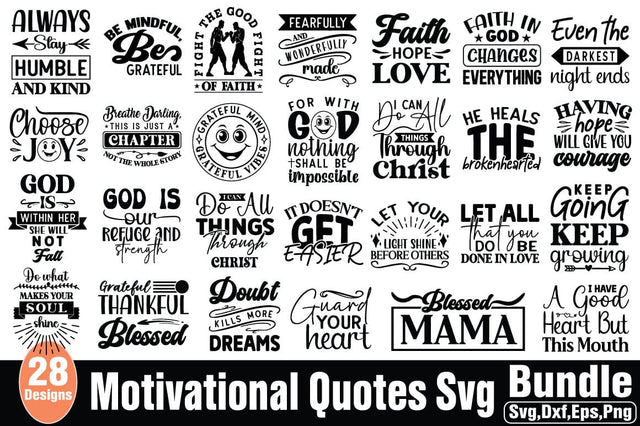 Motivational svg bundle SVG Angelina750 