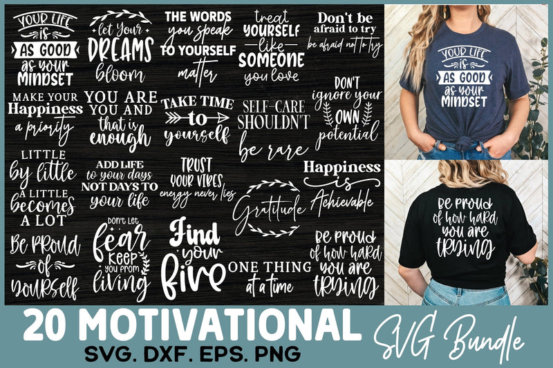 Motivational SVG Bundle SVG Crafty Ideas 