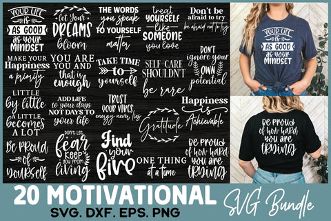 Motivational SVG Bundle SVG Crafty Ideas 