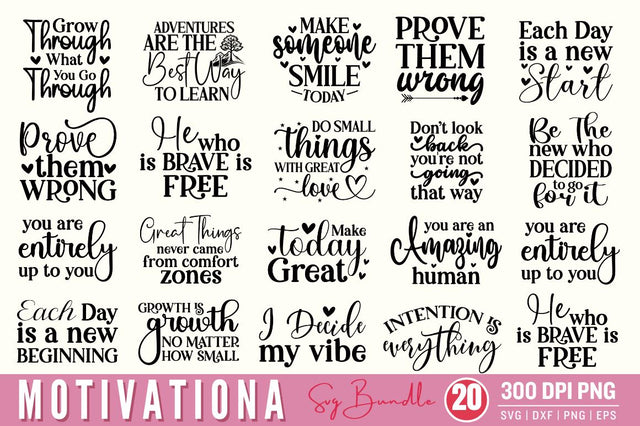 Motivational SVG Bundle SVG Designangry 