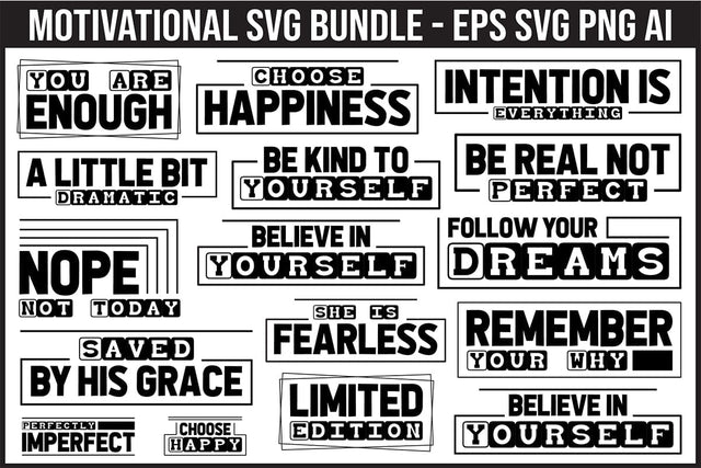 Motivational SVG bundle SVG orpitasn 
