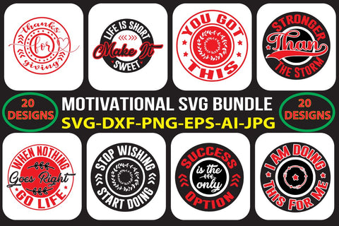 MOTIVATIONAL-SVG-BUNDLE SVG Syaman 
