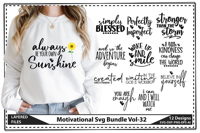 Motivational Svg Bundle Vol-32 SVG shah alam 