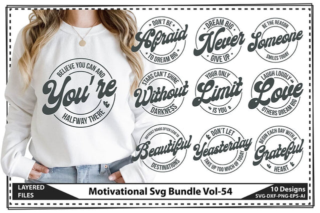 Motivational Svg Bundle Vol-54 SVG shah alam 