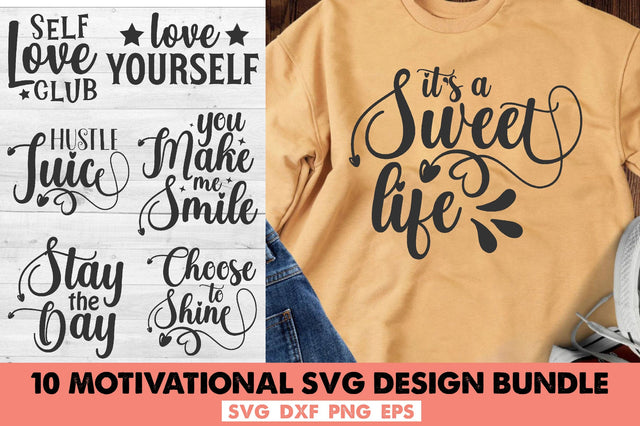 Motivational Svg Design Bundle SVG Rupkotha 