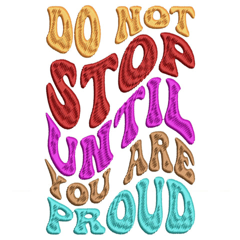 Motivational Wavy Embroidery Designs Bundle - 15 Designs, Motivational Sayings Embroidery, Motivational Quotes Embroidery Files Embroidery/Applique DESIGNS HappyDesignStudio 