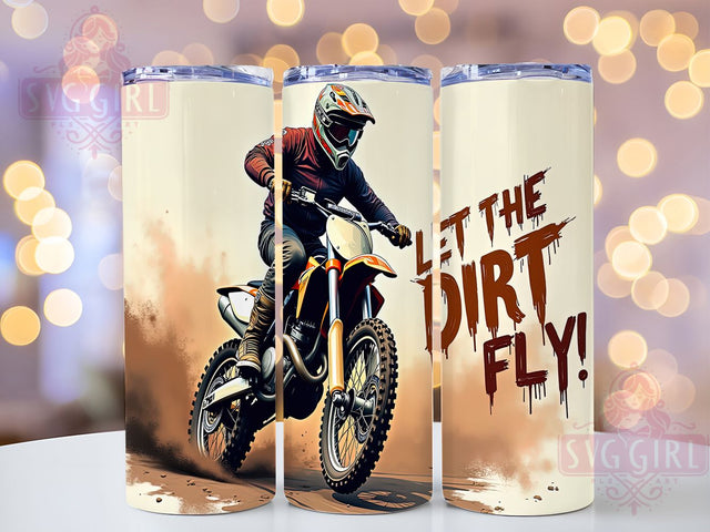 Motocross Dirt Bike 20oz Off-Road Tumbler, Dirt Bike Cup Design, 20oz Sublimation PNG, Extreme Sports Mug, Off-Road Racing Tumbler, Motocross Rider Gift, Adventure Biker Cup Sublimation SvggirlplusArt 