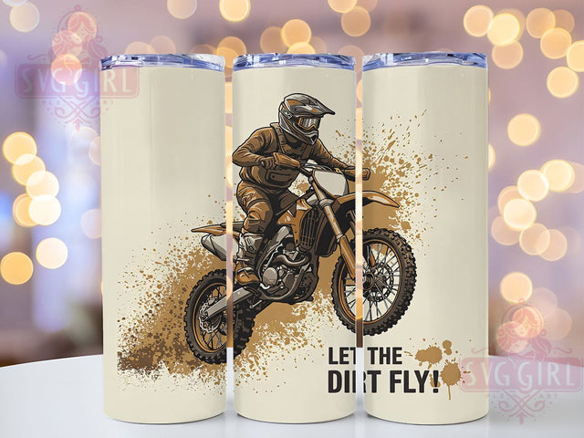 Motocross Dirt Bike 20oz Off-Road Tumbler, Dirt Bike Cup Design, 20oz Sublimation PNG, Extreme Sports Mug, Off-Road Racing Tumbler, Motocross Rider Gift, Adventure Biker Cup Sublimation SvggirlplusArt 