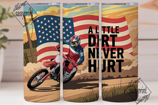 Motocross USA Tumbler Wrap Sublimation sassyprint 