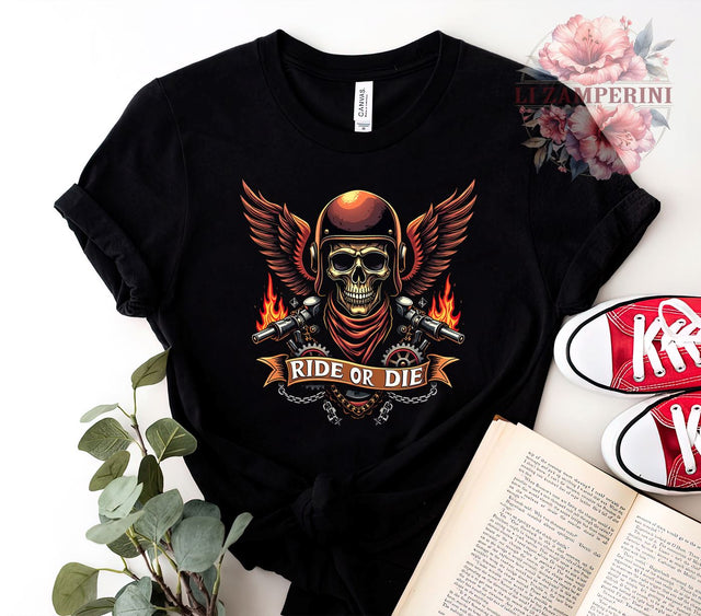 Motorcycle Art, Skeleton Clipart, Biker Design, Digital Download, Halloween Decor, Spooky Motorcycle, Funny Skeleton, Skull Rider Sublimation Li Zamperini 