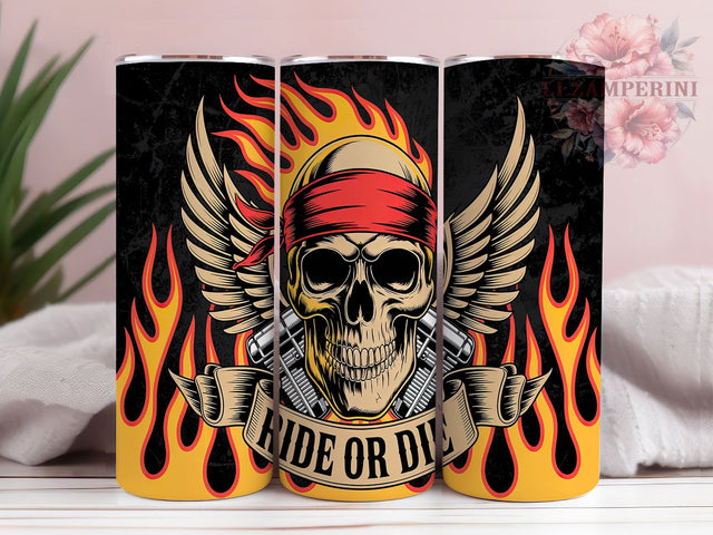 Motorcycle Biker Life Tumbler Wrap, Motorcycle Quote Design, Rider Gift Art, Biker Lifestyle Wrap, Motorcycle Culture Print, Chopper Design Gift, Biker Gang Style Sublimation Li Zamperini 