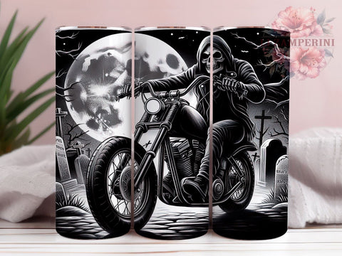 Motorcycle Tumbler, Till Death We Ride, Sublimation Wrap, Biker Gift, 20oz Tumbler, Riding Decor, Motorcycle Lover Sublimation Li Zamperini 