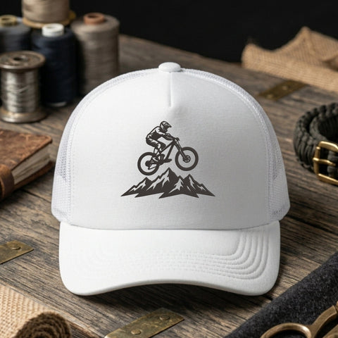 Mountain Biking Embroidery Design – MTB Cyclist Mountain Bike Adventure Sports Machine Embroidery File Embroidery/Applique DESIGNS PatternFeed8 