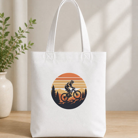 Mountain Biking Embroidery Design – Retro Sunset MTB Cyclist Adventure Mountain Bike Machine Embroidery File Embroidery/Applique DESIGNS PatternFeed8 