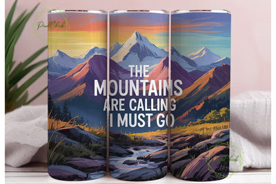 Mountain Majesty 20oz Tumbler Wrap Sublimation PixelChick 