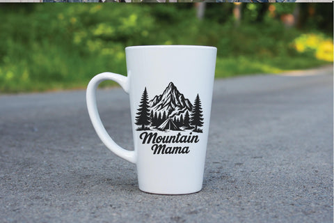 Mountain Mama SVG PNG DXF EPS Cut File - Cricut & Silhouette Design SVG So Fontsy VIP Design Shop 