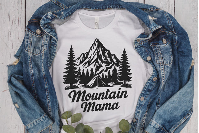 Mountain Mama SVG PNG DXF EPS Cut File - Cricut & Silhouette Design SVG So Fontsy VIP Design Shop 