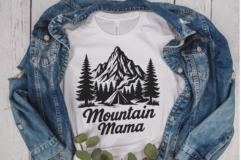 Mountain Mama SVG PNG DXF EPS Cut File - Cricut & Silhouette Design SVG So Fontsy VIP Design Shop 