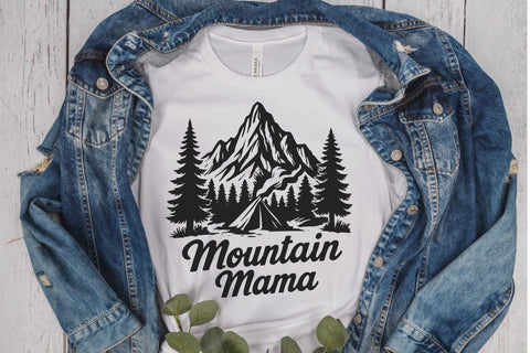Mountain Mama SVG PNG DXF EPS Cut File - Cricut & Silhouette Design SVG So Fontsy VIP Design Shop 