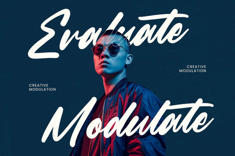 Mountain Silent - Modern Brush Font Font Letterena Studios 