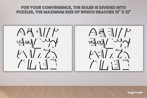 Mountains Growth Chart Laser Cut SVG SvgOcean 