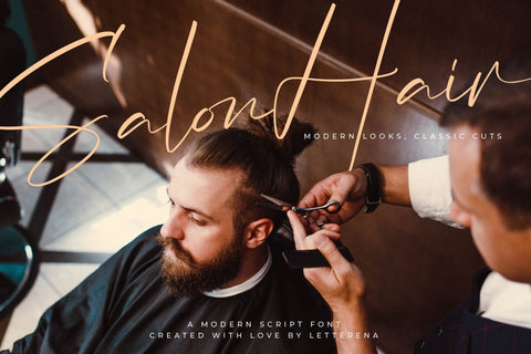 Mounttain Hillstoras - Modern Script Font Font Letterena Studios 