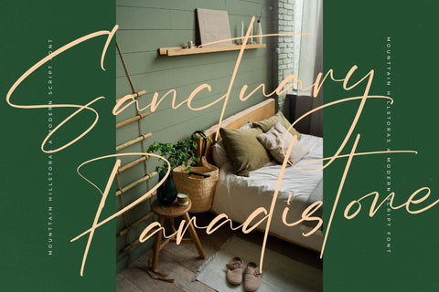 Mounttain Hillstoras - Modern Script Font Font Letterena Studios 