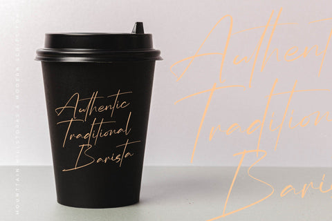 Mounttain Hillstoras - Modern Script Font Font Letterena Studios 