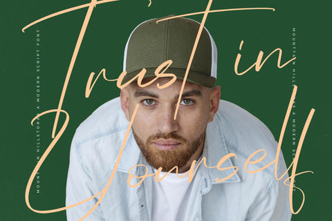 Mounttain Hillstoras - Modern Script Font Font Letterena Studios 