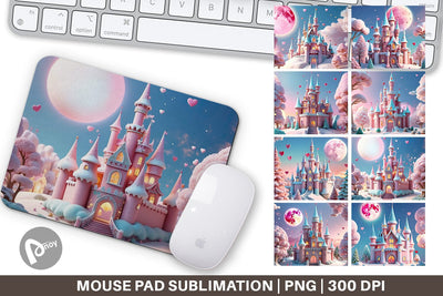 Mouse Pad 3D Castle Sublimation artnoy 