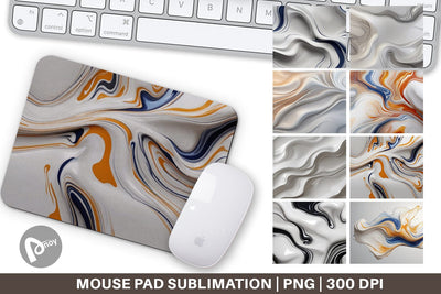 Mouse Pad 3D Liquid Abstract Sublimation artnoy 