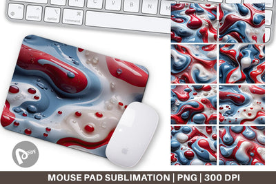 Mouse Pad 3D Liquid Sublimation artnoy 