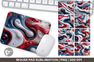 Mouse Pad 3D Liquid Sublimation artnoy 