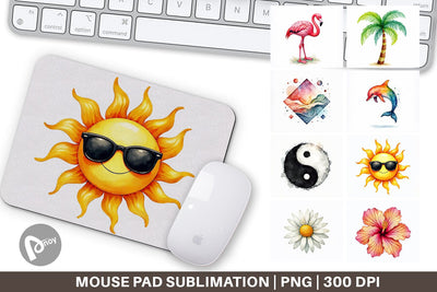 Mouse Pad 90s Tropical Memphis Sublimation artnoy 